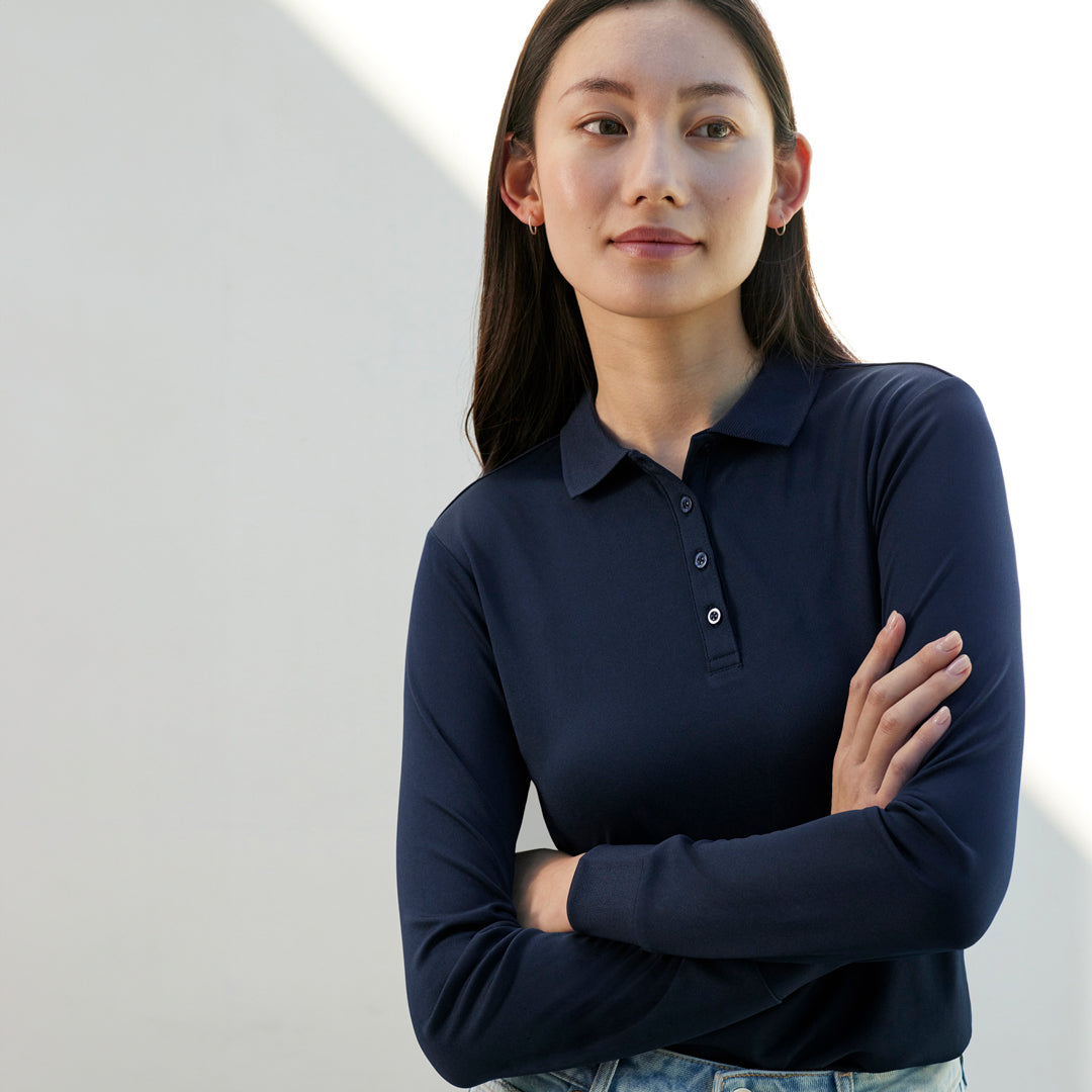 House of Uniforms The Action Polo | Ladies | Long Sleeve Biz Collection