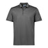House of Uniforms The Focus Polo | Short Sleeve | Mens Biz Collection Ash/Black