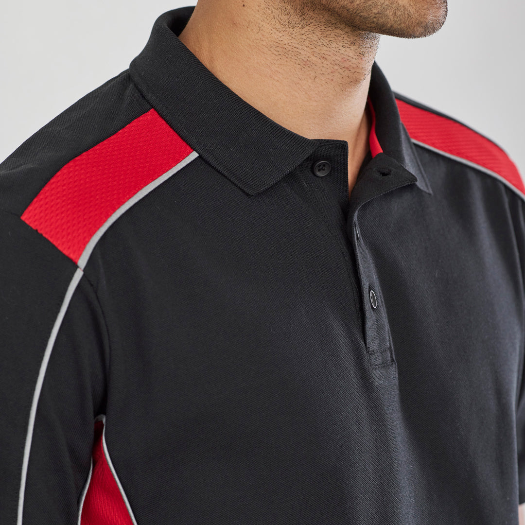 House of Uniforms The Grid Polo | Adults | Short Sleeve Biz Collection