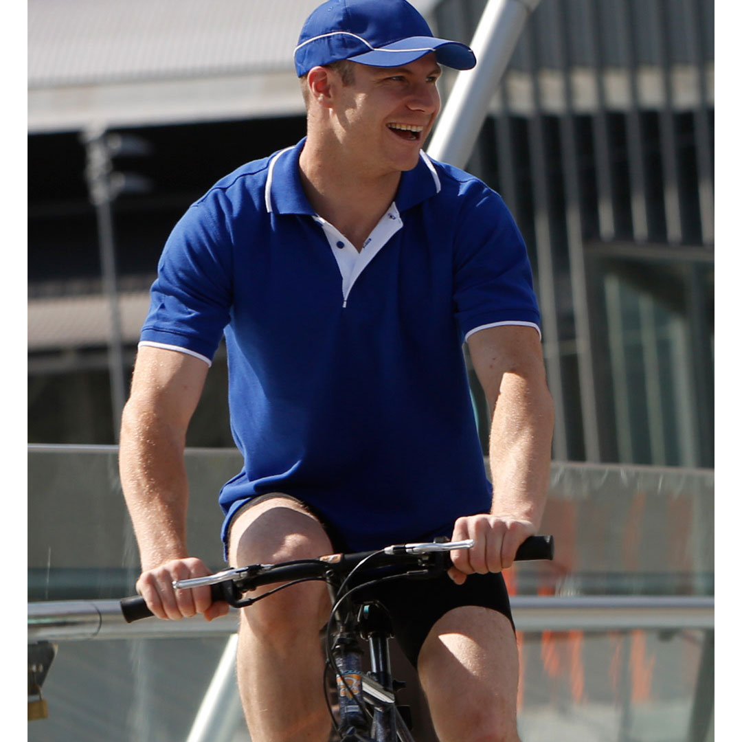 House of Uniforms The Liberty Contrast Polo | Mens Winning Spirit