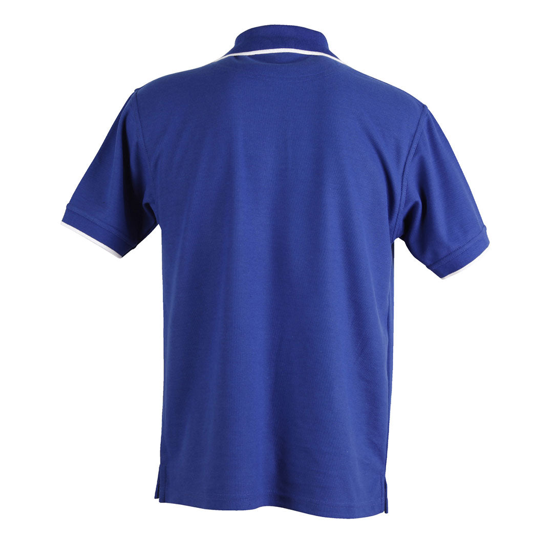 House of Uniforms The Liberty Contrast Polo | Mens Winning Spirit