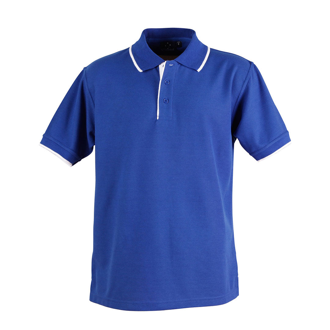 House of Uniforms The Liberty Contrast Polo | Mens Winning Spirit