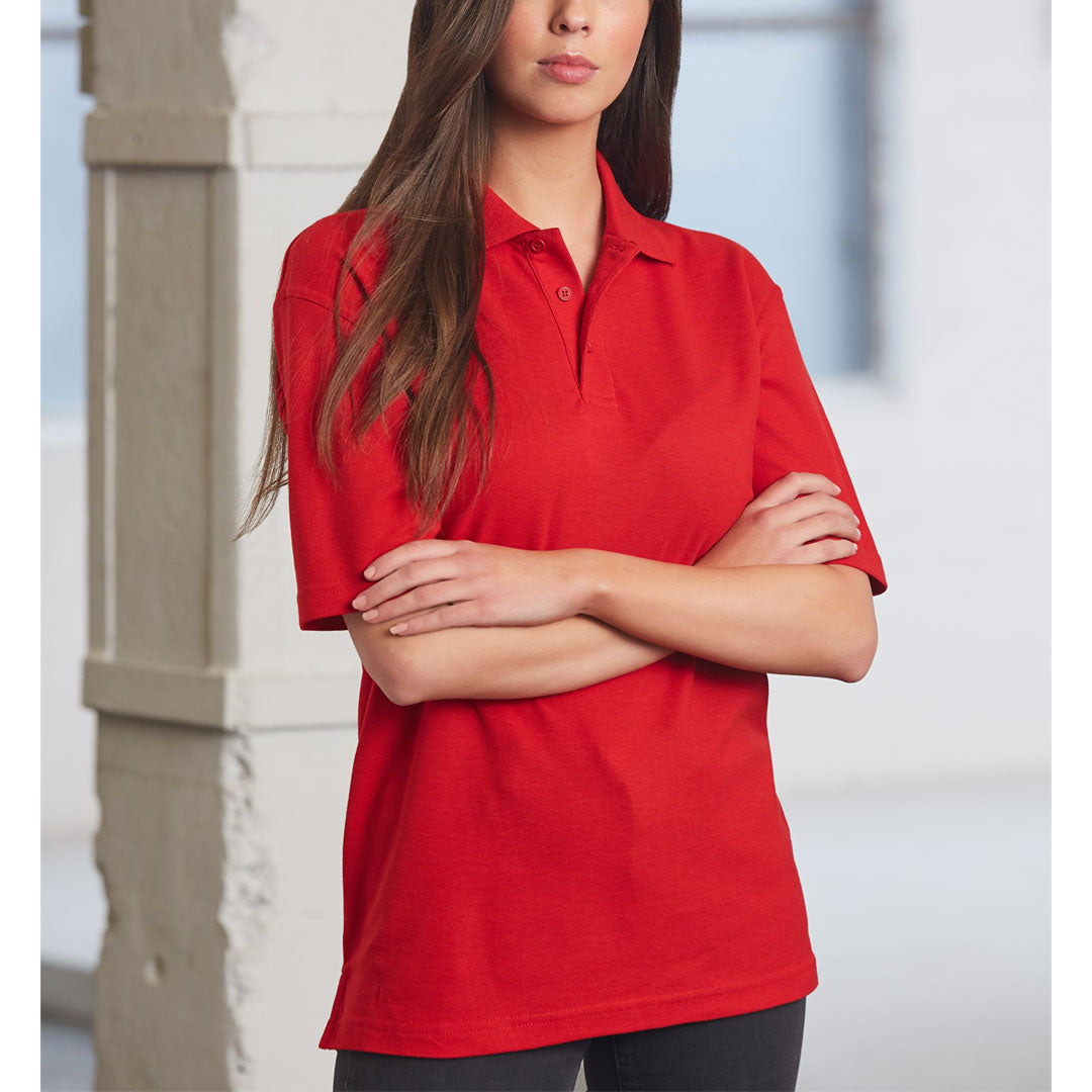 House of Uniforms The Traditional Pique Knit Polo | Adults Winning Spirit