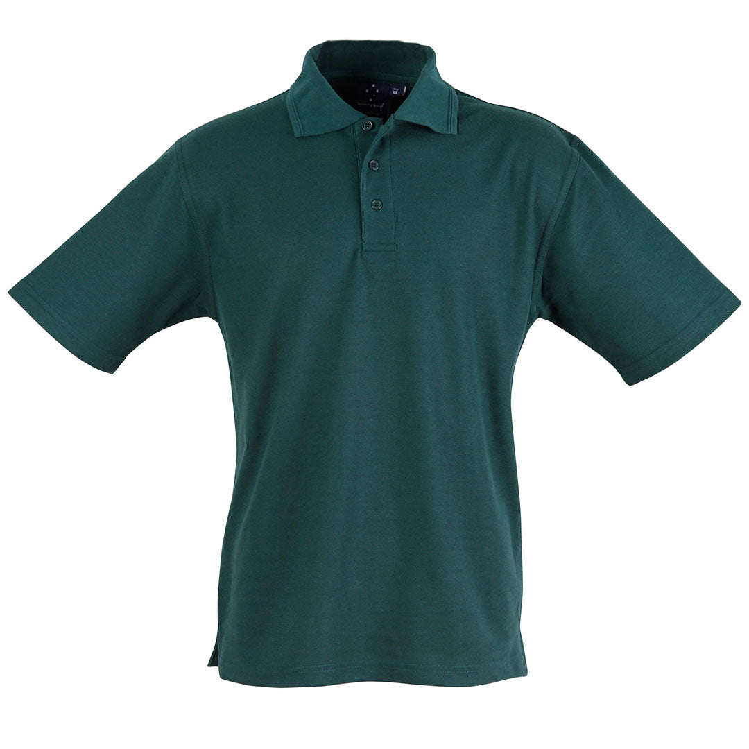 House of Uniforms The Traditional Pique Knit Polo | Adults Winning Spirit Bottle