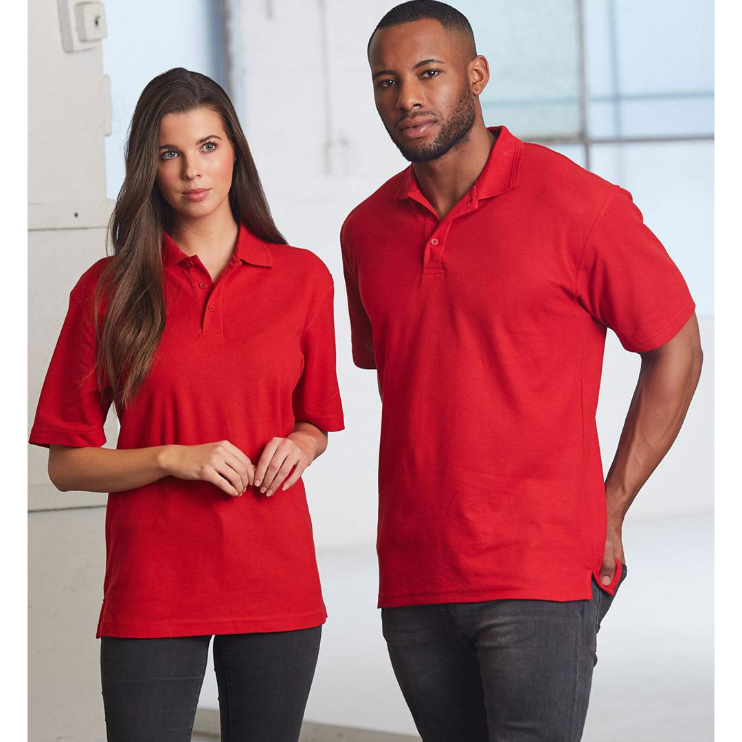 House of Uniforms The Traditional Pique Knit Polo | Adults Winning Spirit