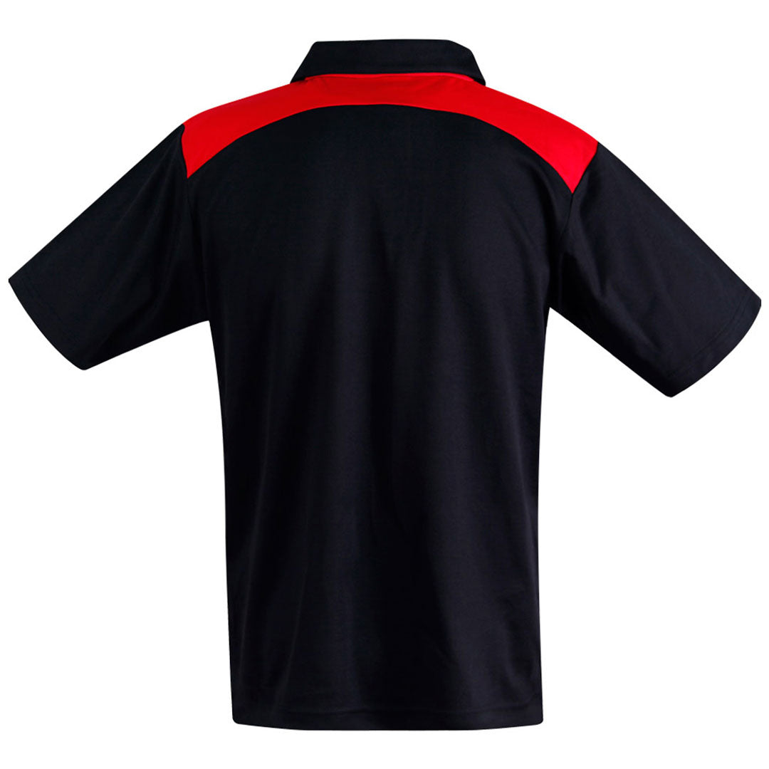 House of Uniforms The Winner Contrast Polo | Mens | Dark Colours Winning Spirit