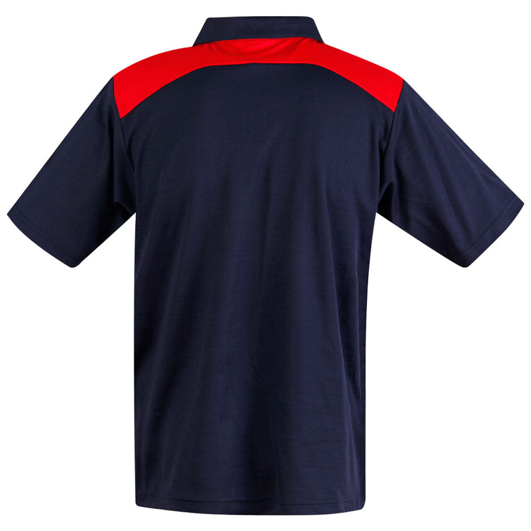 House of Uniforms The Winner Contrast Polo | Mens | Dark Colours Winning Spirit