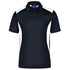 House of Uniforms The Winner Contrast Polo | Mens | Dark Colours Winning Spirit Navy/White