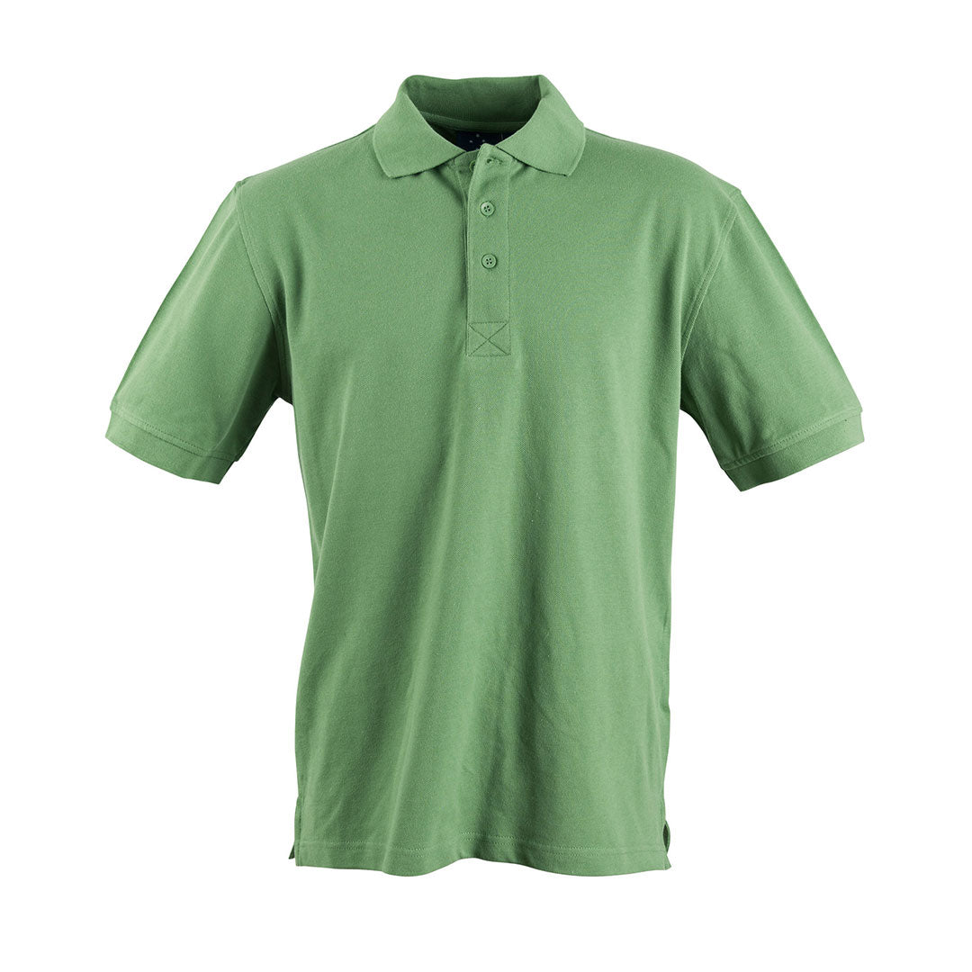 House of Uniforms The Longbeach Cotton Polo | Mens Winning Spirit Green