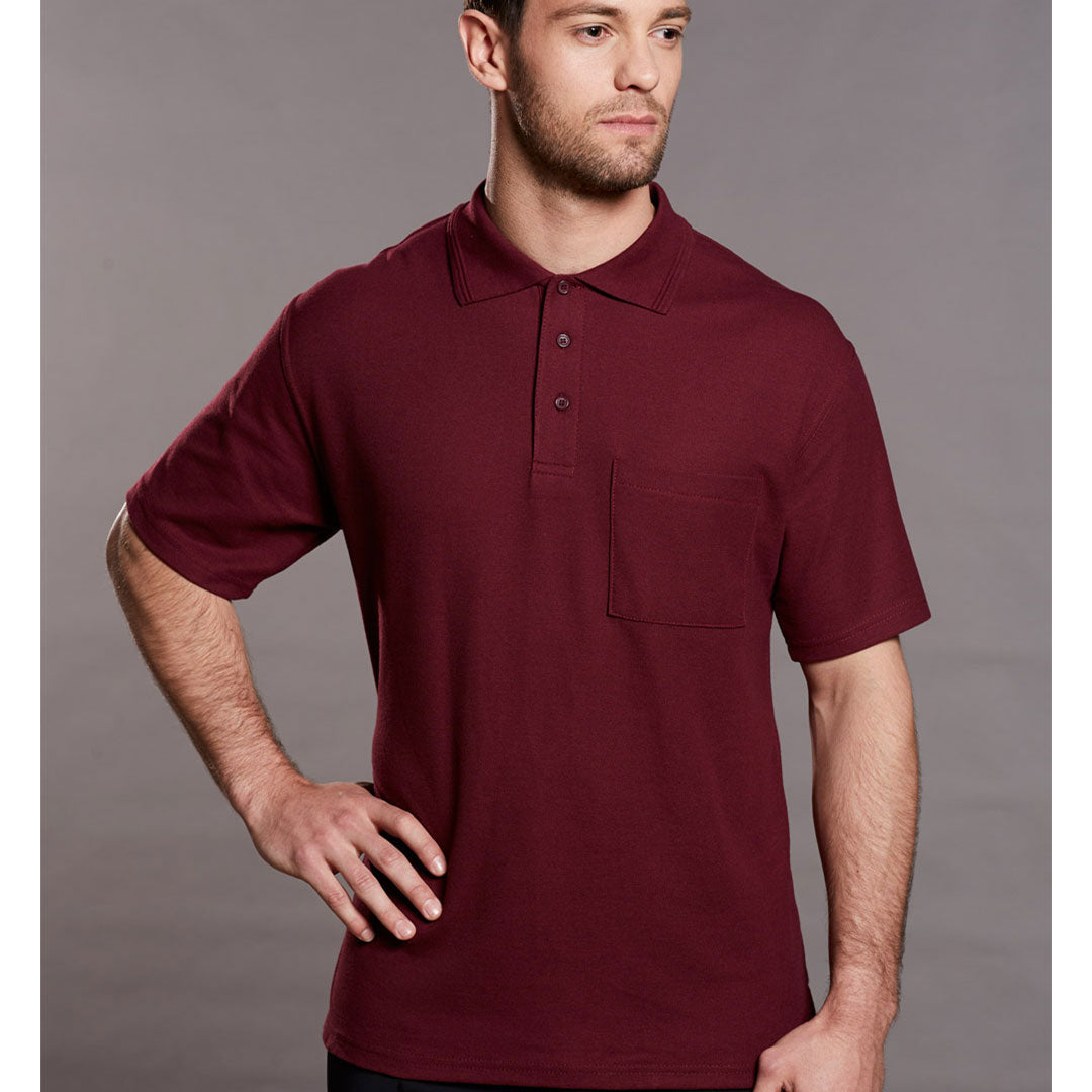 House of Uniforms The Broadbeach Pocket Polo | Adults Winning Spirit