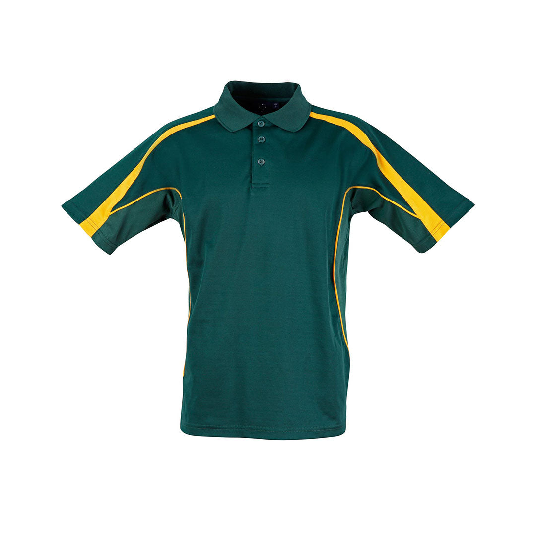 House of Uniforms The Legend Polo | Bright Colours | Kids | Short Sleeve Winning Spirit Bottle/Gold