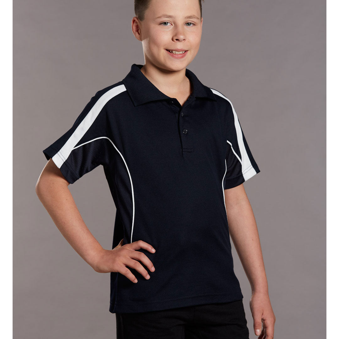 House of Uniforms The Legend Polo | Dark Colours | Kids | Short Sleeve Winning Spirit
