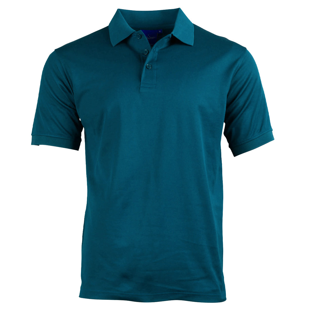 House of Uniforms The Victory Polo | Mens | Short Sleeve Winning Spirit Ocean Mid