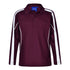 House of Uniforms The Legend Polo | Kids | Long Sleeve Winning Spirit Maroon/White