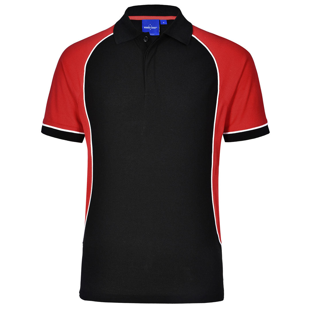 House of Uniforms The Arena Tri-Colour Polo | Mens Winning Spirit