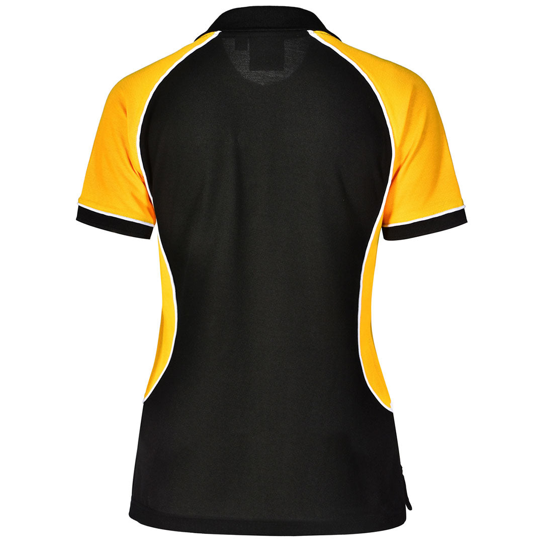 House of Uniforms The Arena Tri-Colour Polo | Ladies Winning Spirit