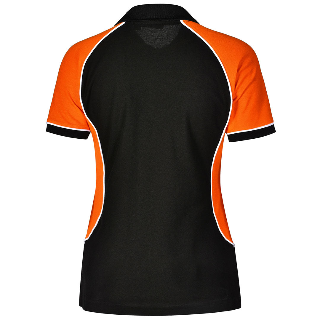 House of Uniforms The Arena Tri-Colour Polo | Ladies Winning Spirit