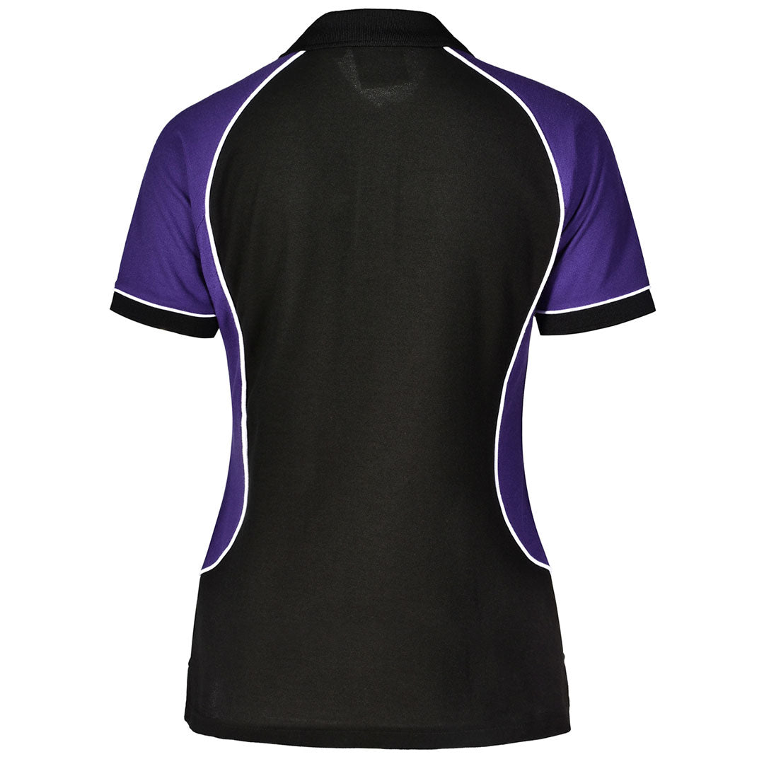 House of Uniforms The Arena Tri-Colour Polo | Ladies Winning Spirit