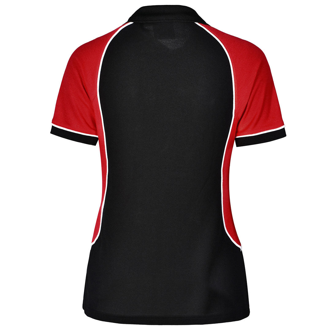 House of Uniforms The Arena Tri-Colour Polo | Ladies Winning Spirit