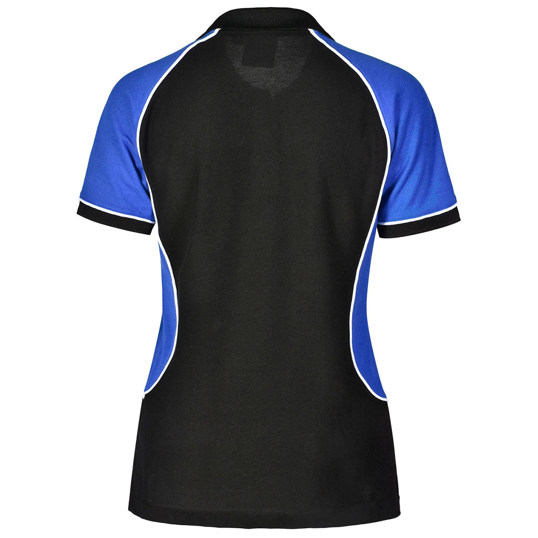 House of Uniforms The Arena Tri-Colour Polo | Ladies Winning Spirit