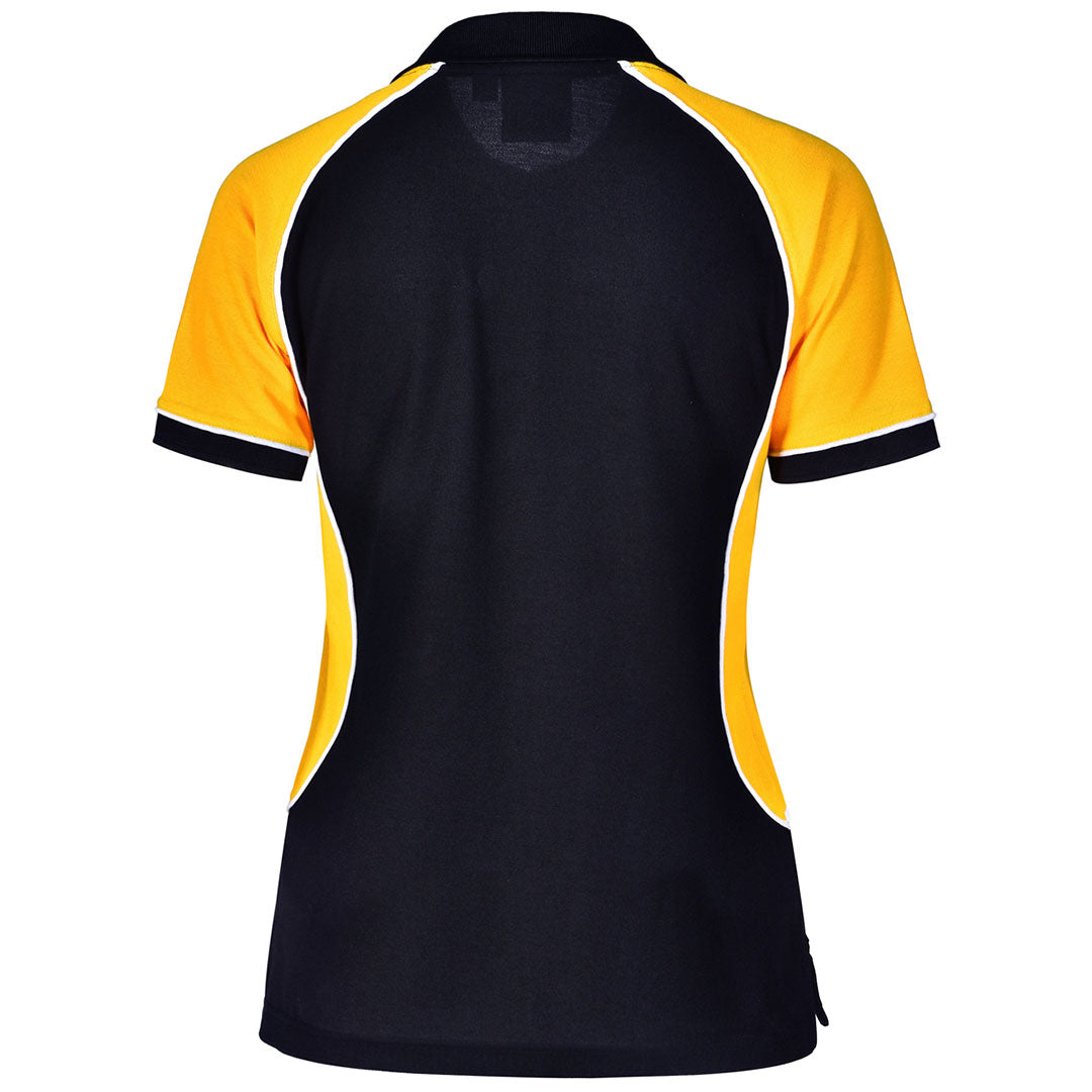 House of Uniforms The Arena Tri-Colour Polo | Ladies Winning Spirit