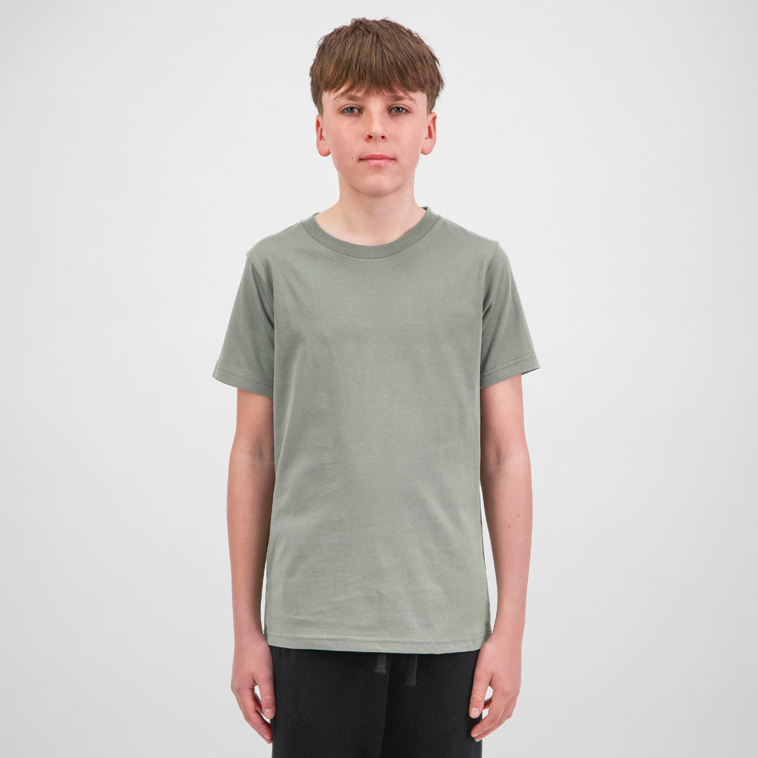 House of Uniforms The Basis Tee | Short Sleeve | Youth Goodmates Pistachio
