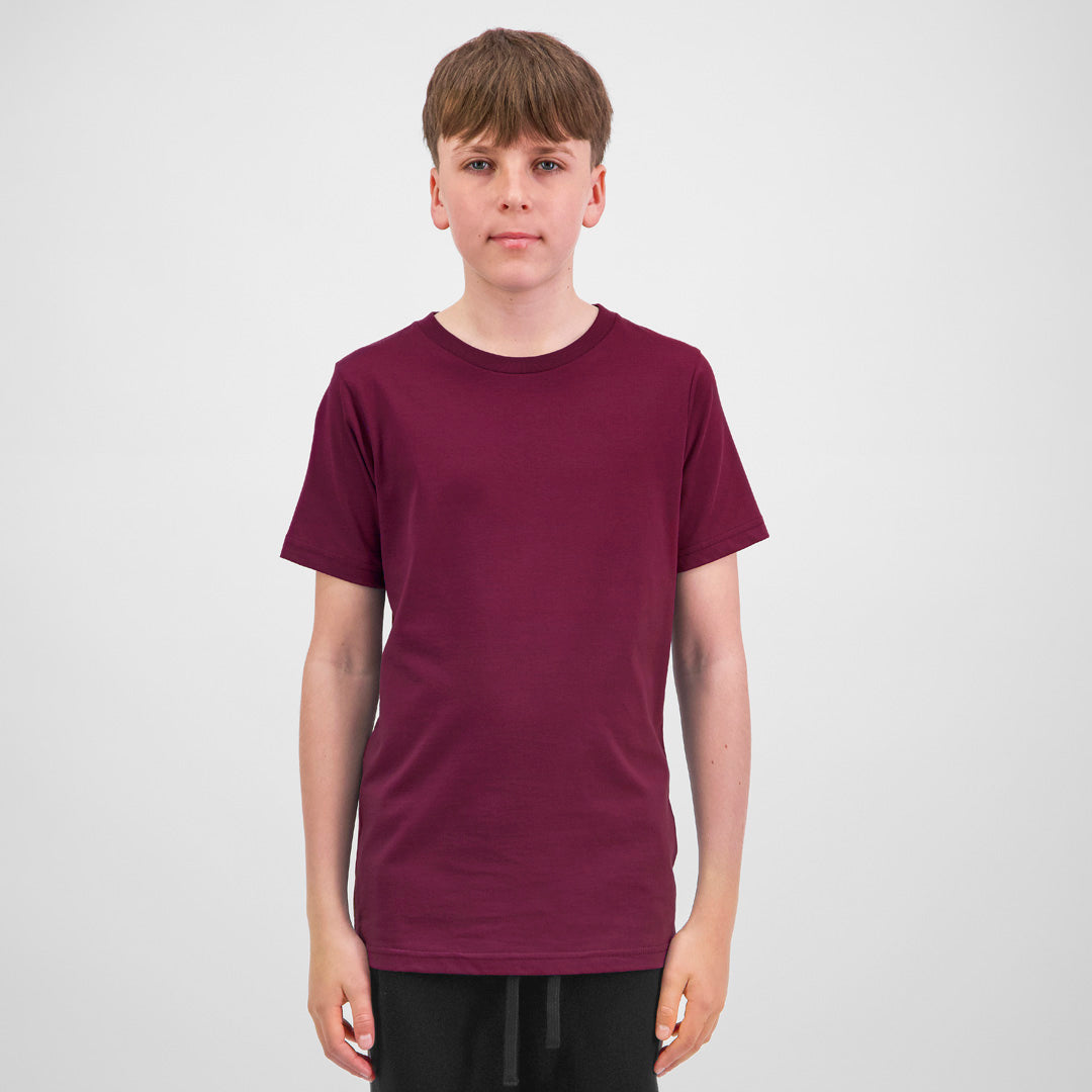House of Uniforms The Basis Tee | Short Sleeve | Youth Goodmates Plum