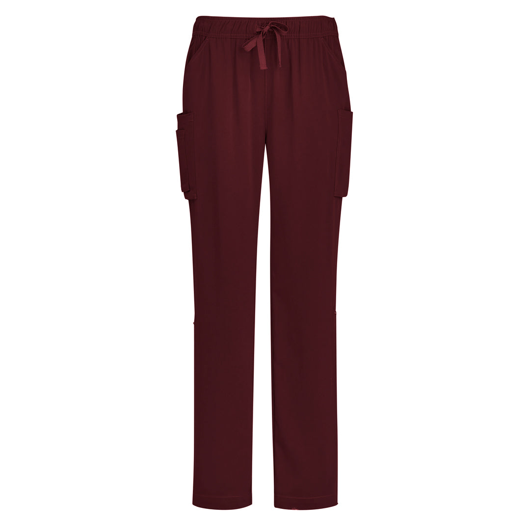 House of Uniforms The Avery Straight Leg Scrub Pant | Ladies Biz Care Burgundy