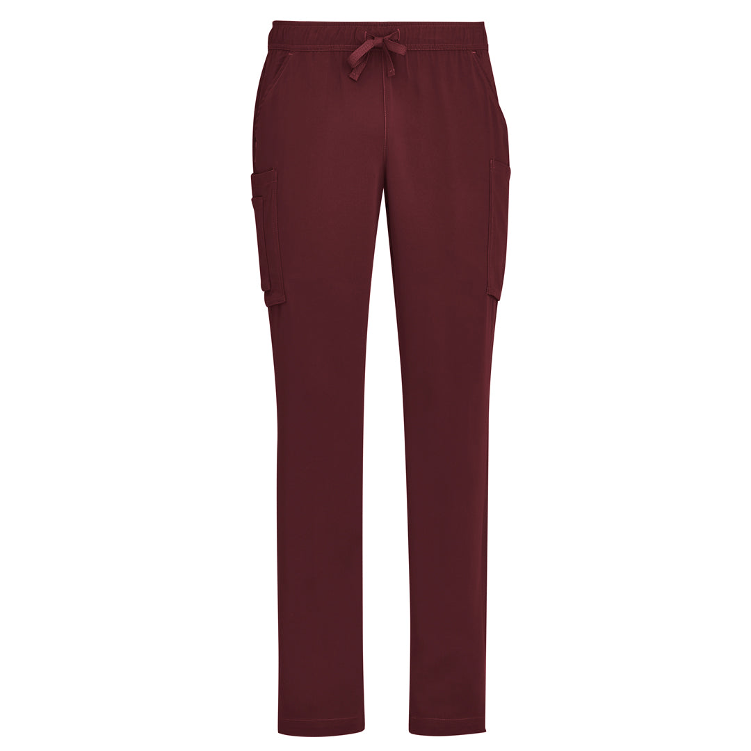 House of Uniforms The Avery Multi Pocket Scrub Pant | Mens Biz Care Burgundy