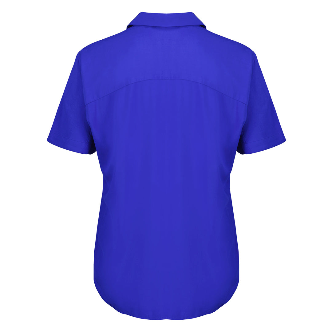 House of Uniforms The Dahlia Blouse | Ladies | Short Sleeve Biz Corporates
