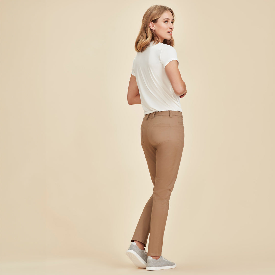 House of Uniforms The Traveller Slim Leg Chino Pant | Ladies Biz Corporates