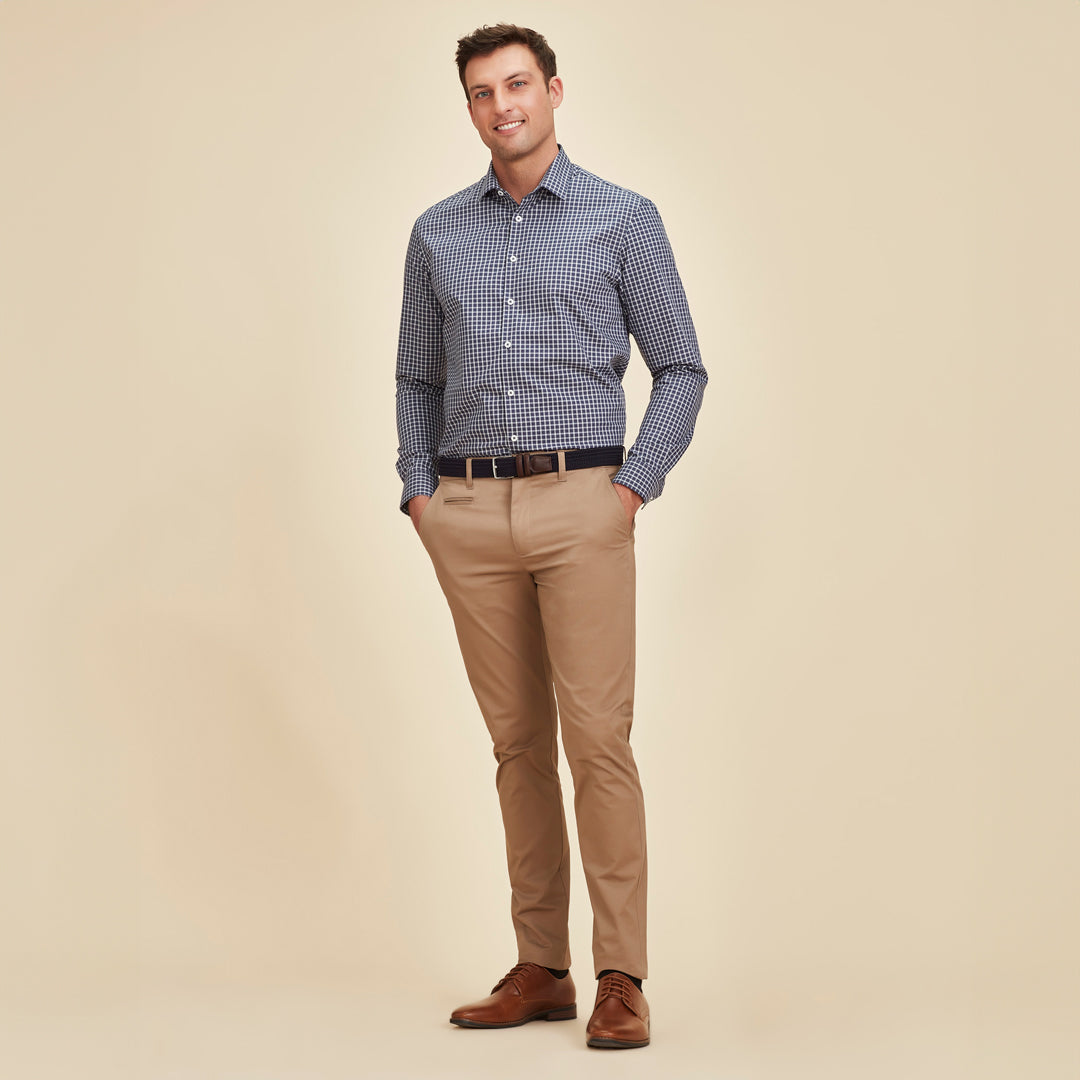 House of Uniforms The Traveller Tapered Leg Chino Pant | Mens Biz Corporates