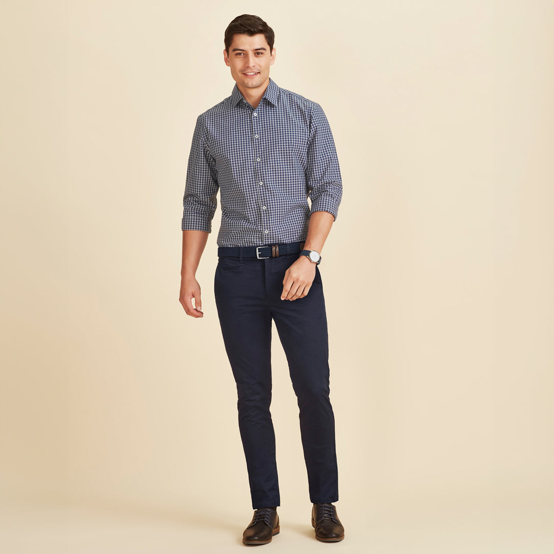 House of Uniforms The Traveller Tapered Leg Chino Pant | Mens Biz Corporates