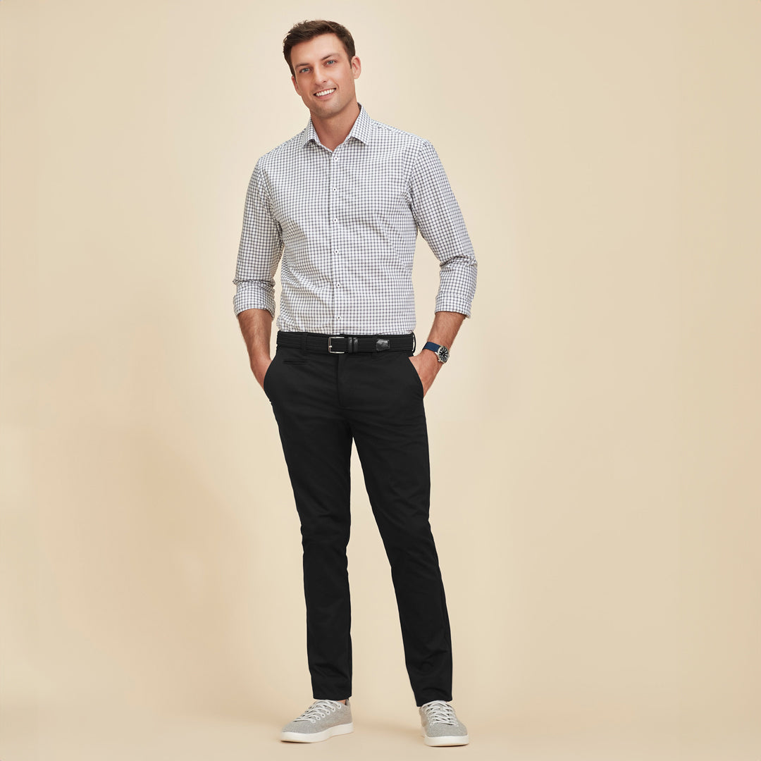 House of Uniforms The Traveller Tapered Leg Chino Pant | Mens Biz Corporates