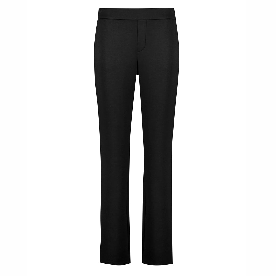 House of Uniforms The Scuba Ponte Pull on Pant | Ladies Biz Corporates Black