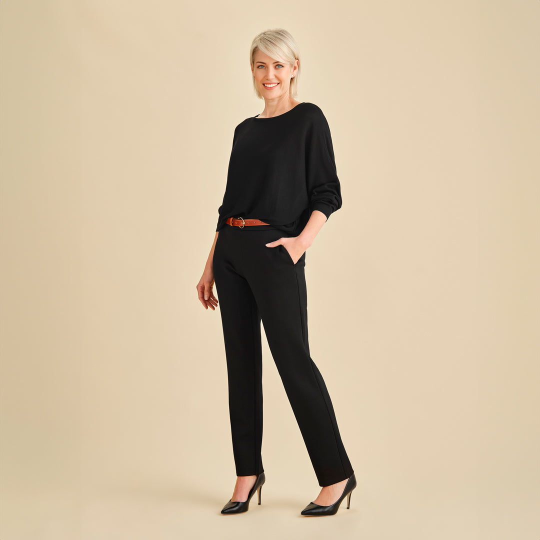 House of Uniforms The Scuba Ponte Pull on Pant | Ladies Biz Corporates