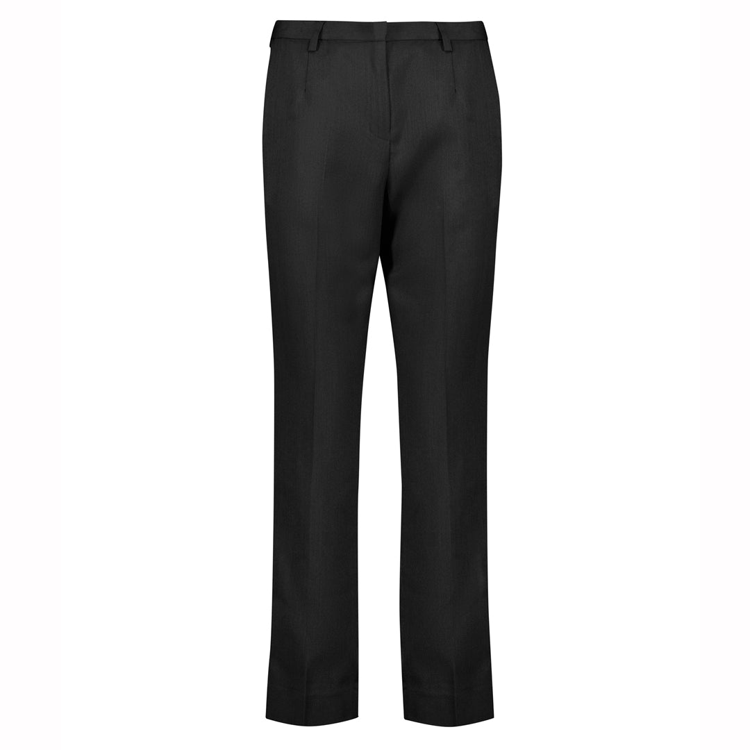 House of Uniforms The Cool Stretch Adjustable Tapered Leg Pant | Ladies Biz Corporates Black