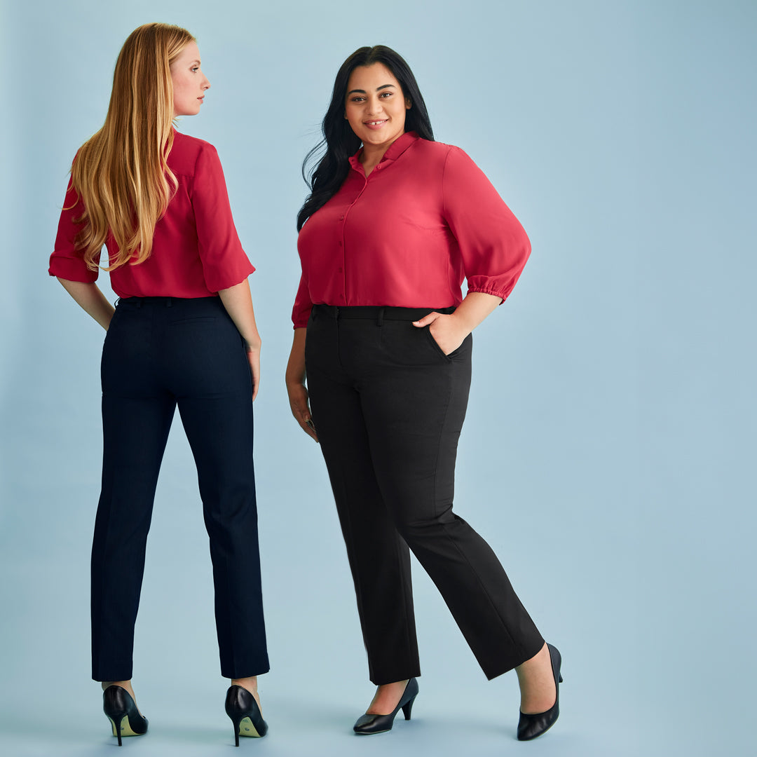 House of Uniforms The Cool Stretch Adjustable Tapered Leg Pant | Ladies Biz Corporates