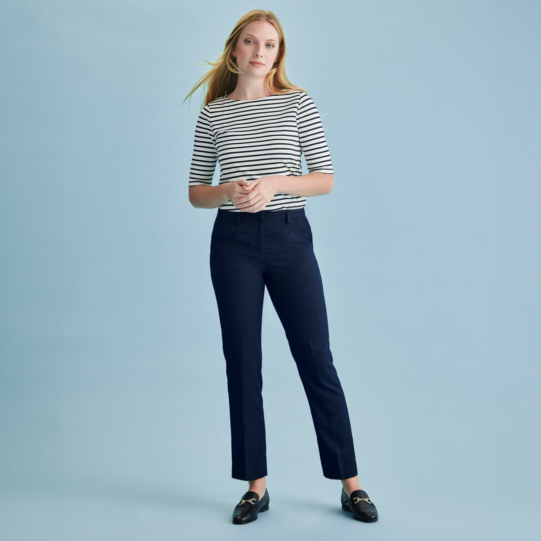 House of Uniforms The Cool Stretch Adjustable Tapered Leg Pant | Ladies Biz Corporates