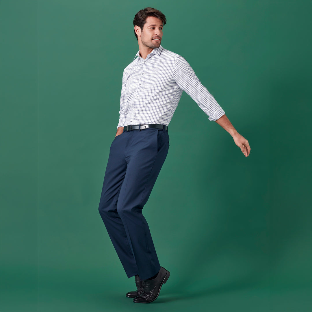 House of Uniforms The Renew Straight Leg Pant | Mens Biz Corporates