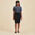 House of Uniforms The Traveller Chino Skirt | Ladies Biz Corporates