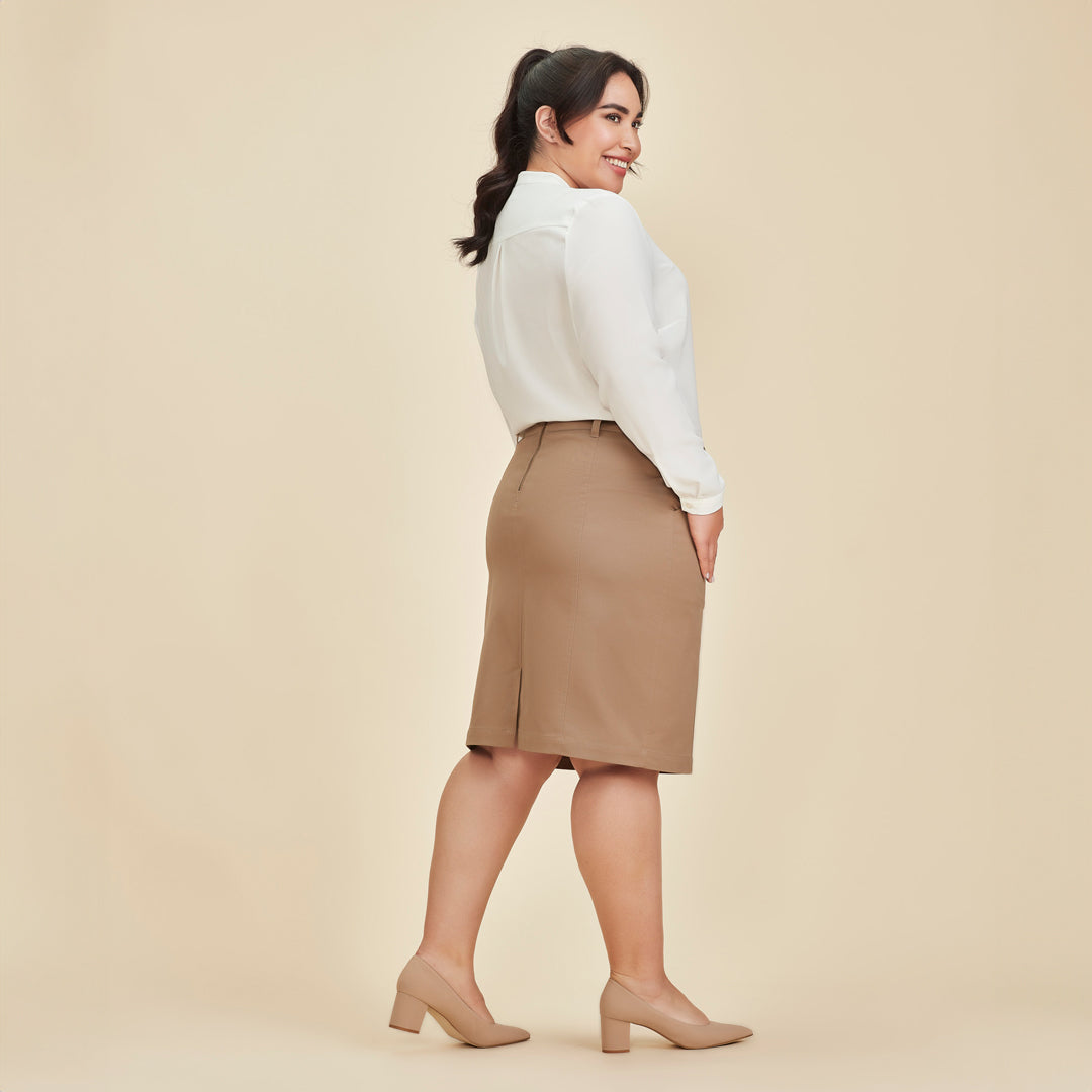 House of Uniforms The Traveller Chino Skirt | Ladies Biz Corporates
