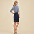 House of Uniforms The Traveller Chino Skirt | Ladies Biz Corporates