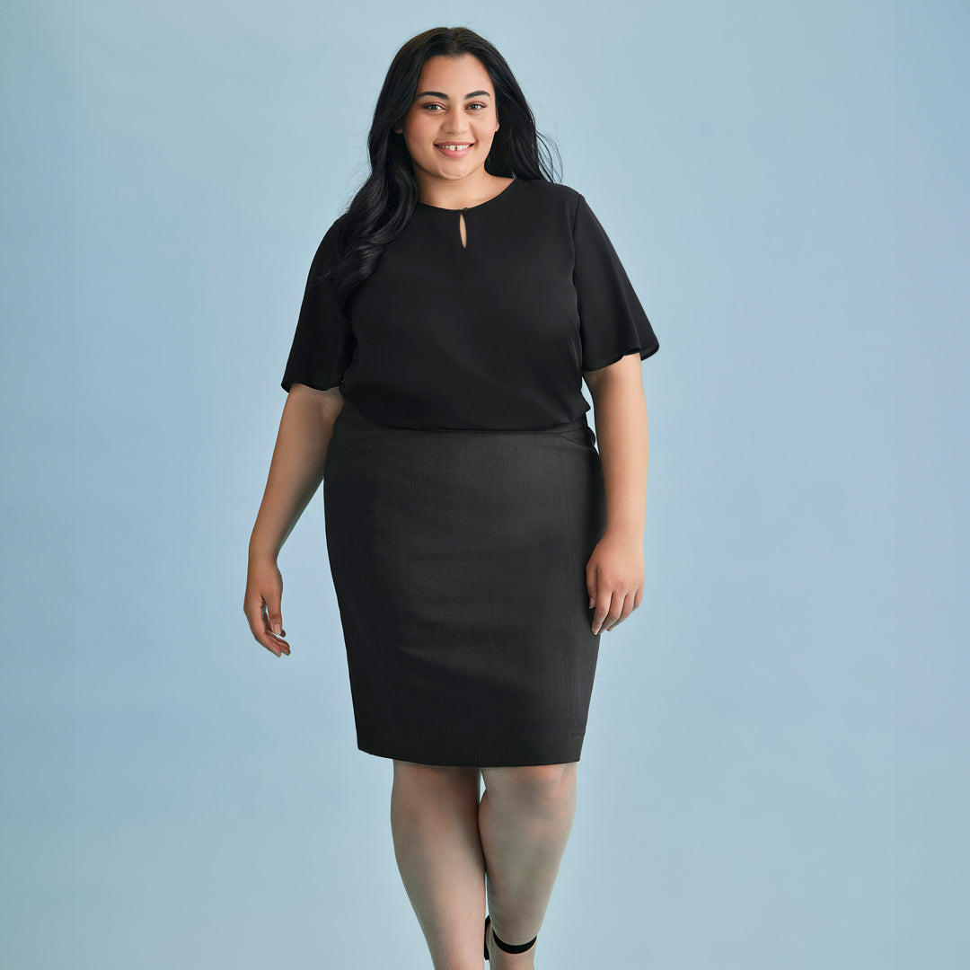 House of Uniforms The Cool Stretch Pencil Skirt | Ladies Biz Corporates
