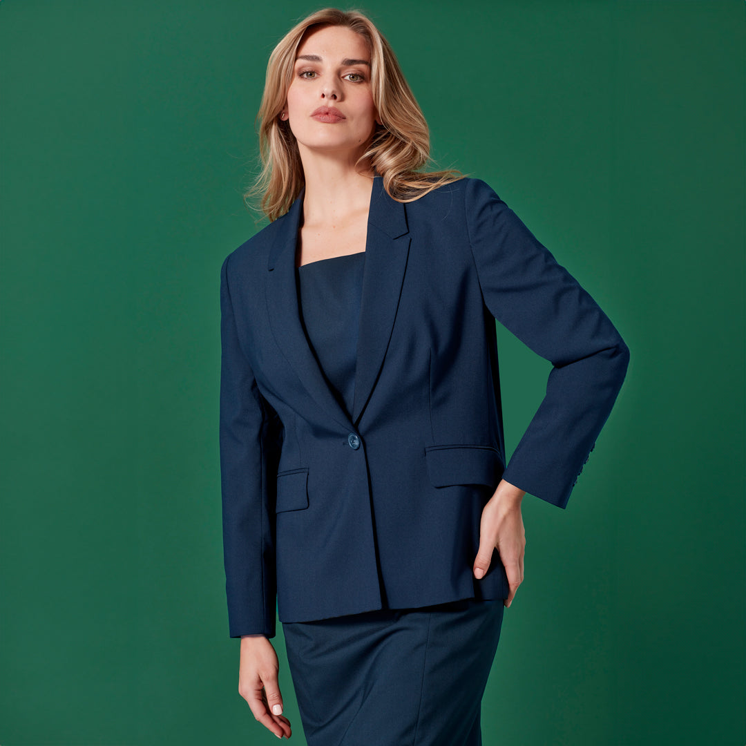 House of Uniforms The Renew Single Button Jacket | Ladies Biz Corporates