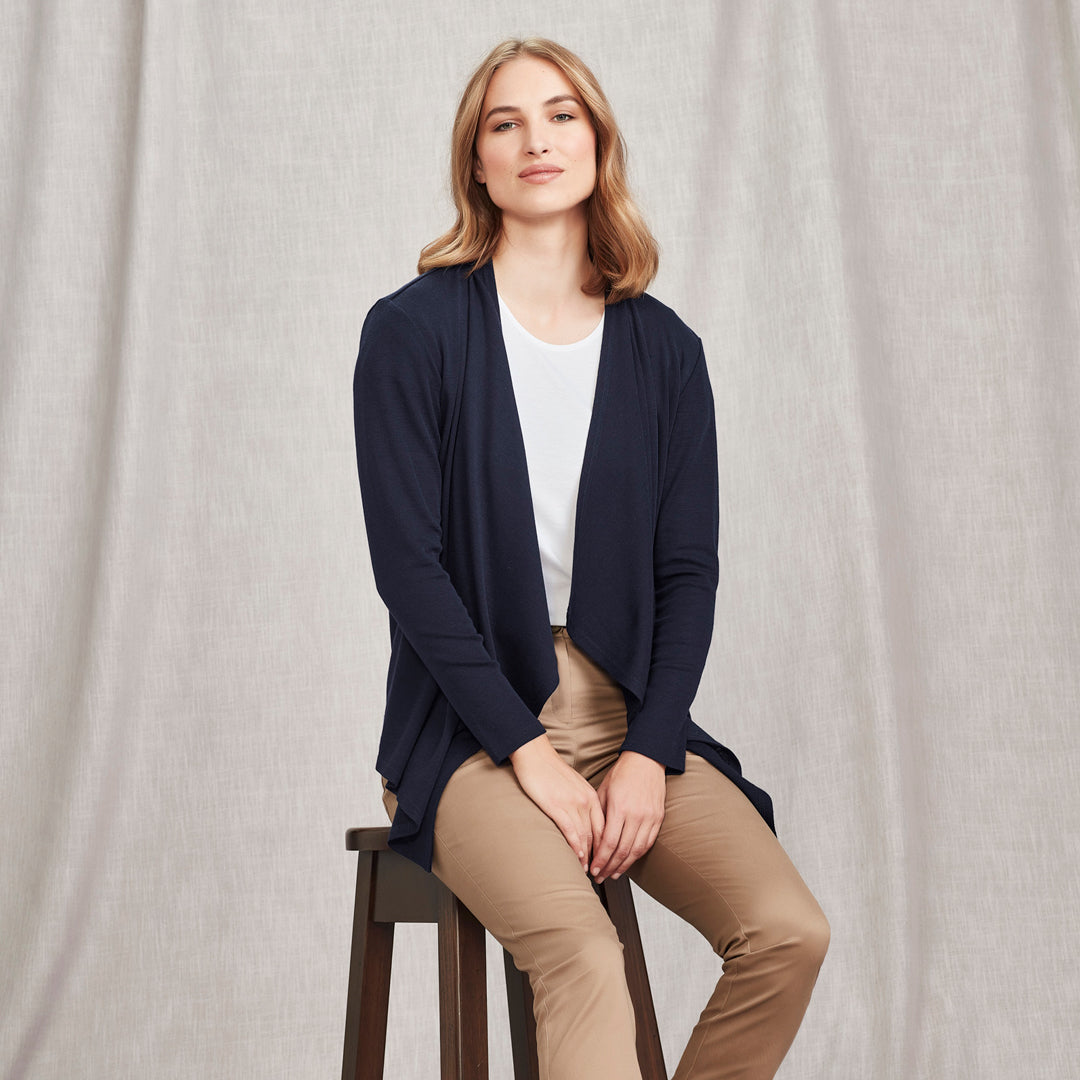 House of Uniforms The Sofia Waterfall Cardigan | Ladies Biz Corporates