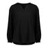 House of Uniforms The Ruche Tunic | Ladies | Long Sleeve Biz Corporates Black
