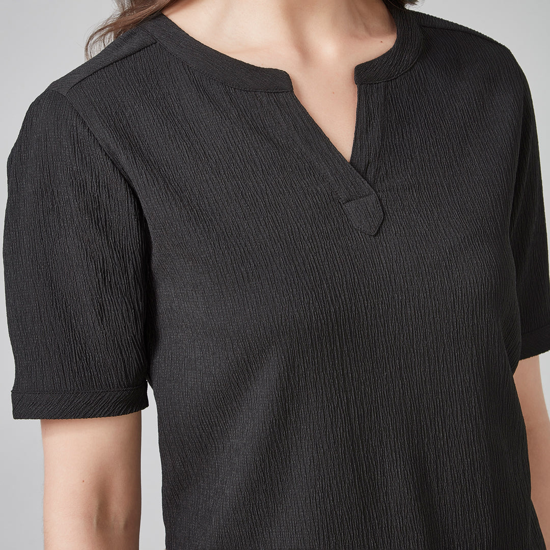 House of Uniforms The Ruche Tunic | Ladies | Short Sleeve Biz Corporates