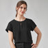 House of Uniforms The Evelyn Keyhole Top | Short Sleeve Biz Corporates