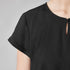 House of Uniforms The Evelyn Keyhole Top | Short Sleeve Biz Corporates